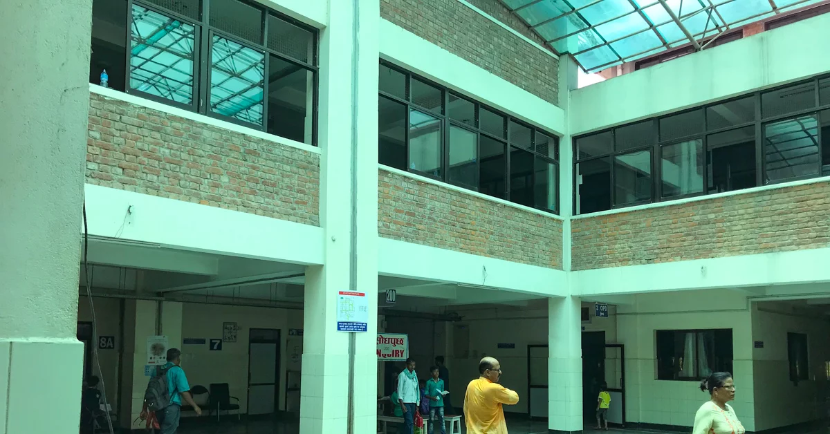 Inside building layout of BEH