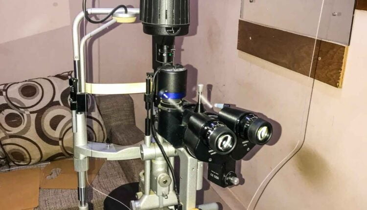 Breath Shield for Haag-Streit Slit Lamp