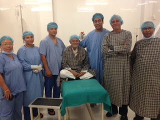 Dr Sagun joshi performed cataract surgery of Nepalese former primeminister