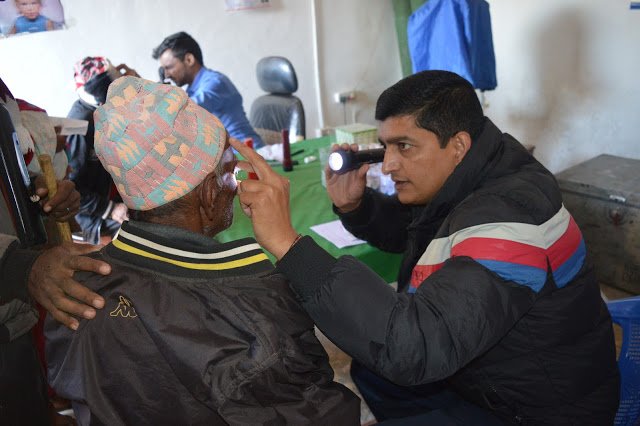 School screening in Remote V.D.C of Nepal