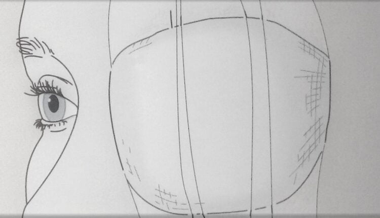 how to make an eye pad?