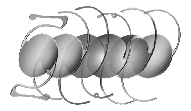 IOL made with PMMA material