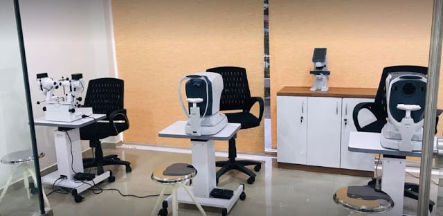 Eye Examination room of ASG Eye Hospital Kathmandu Nepal