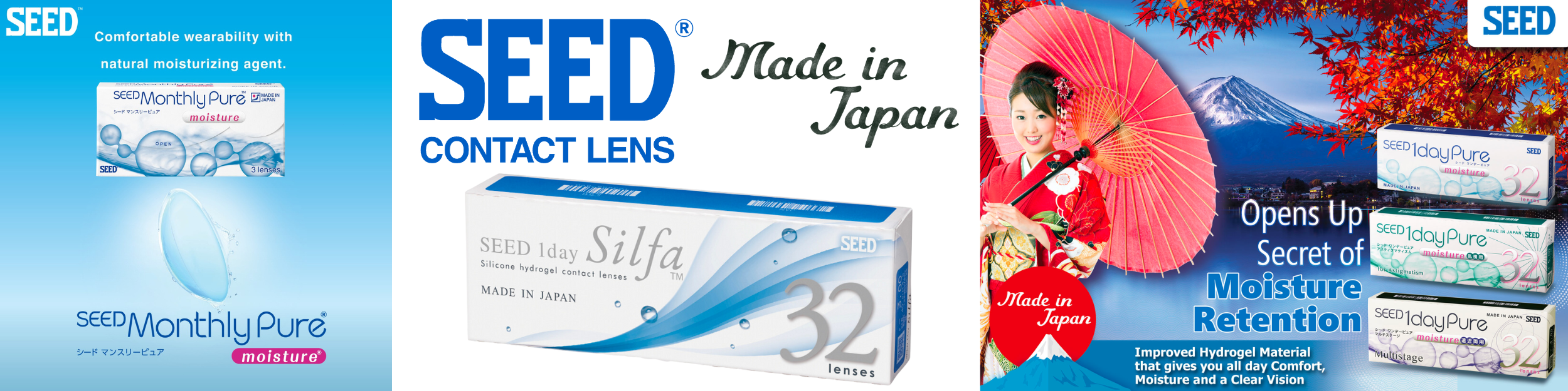 SEED Contact Lens Japan