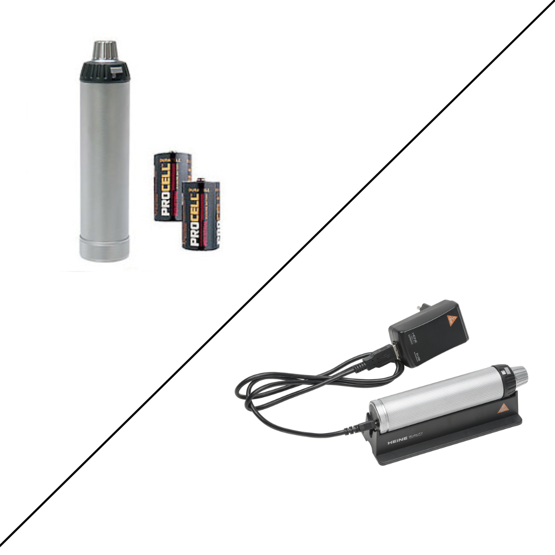 Heine Battery Handle Options