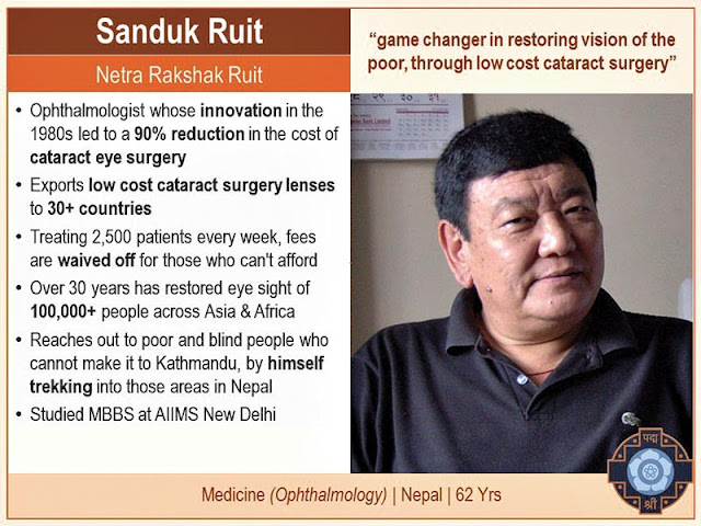 Dr Sanduk Ruit Biography