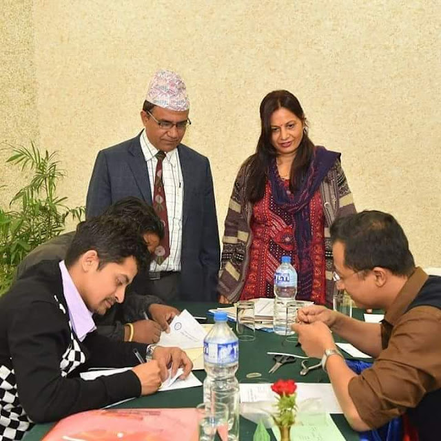 optometrist Asik Pradhan is in optical dispenser accessor