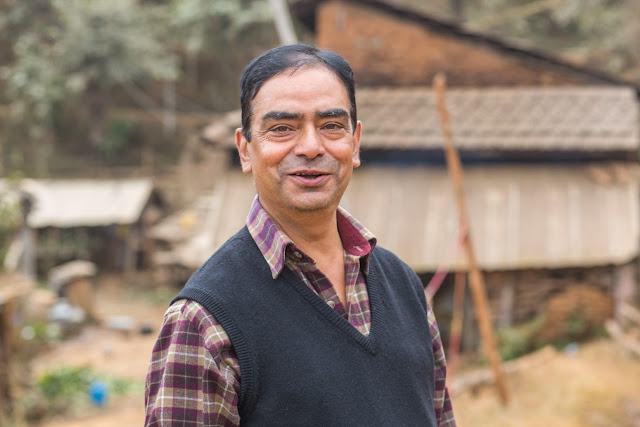 shekhar sharma, national trachoma program, nepal netra jyoti sangh, trachoma elimination in nepal