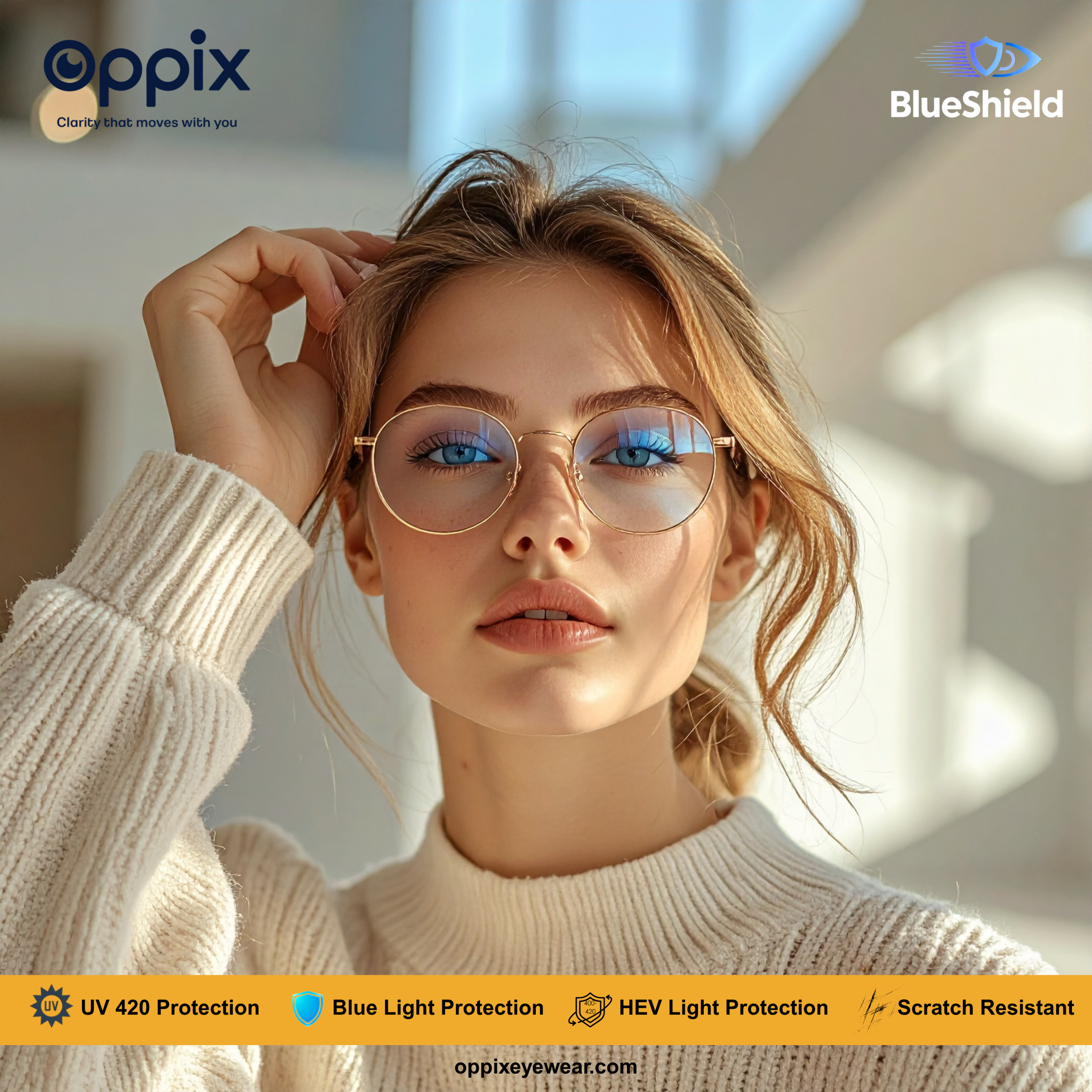 Oppix Eyewear Promotional Poster